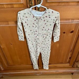 SOLD!!!NWT Brave Little Ones Christmas Holiday Lights Convertible Pajama 12-18M